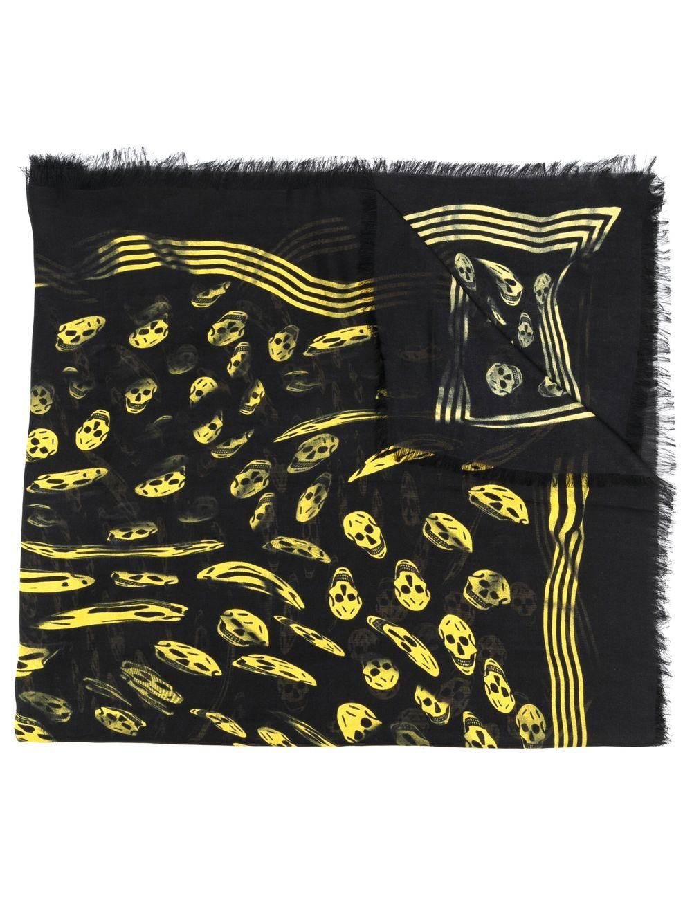 Alexander McQueen Scarfs Yellow