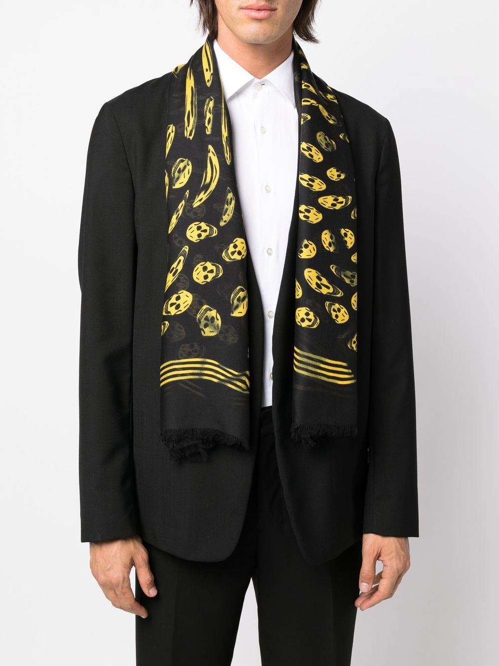 Alexander McQueen Scarfs Yellow