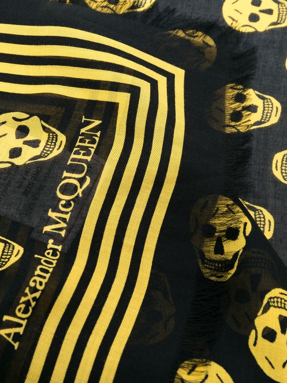 Alexander McQueen Scarfs Yellow