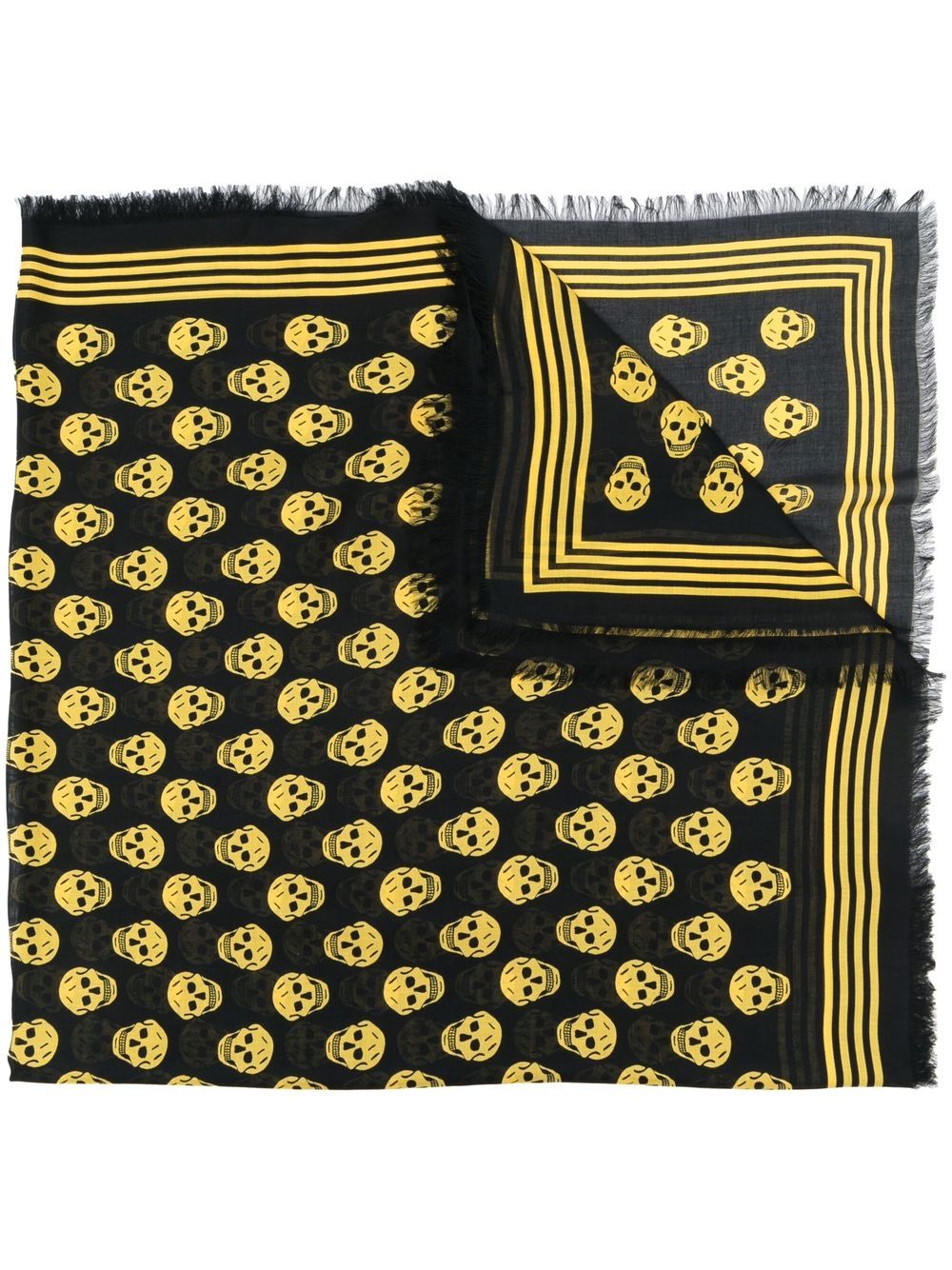 Alexander McQueen Scarfs Yellow