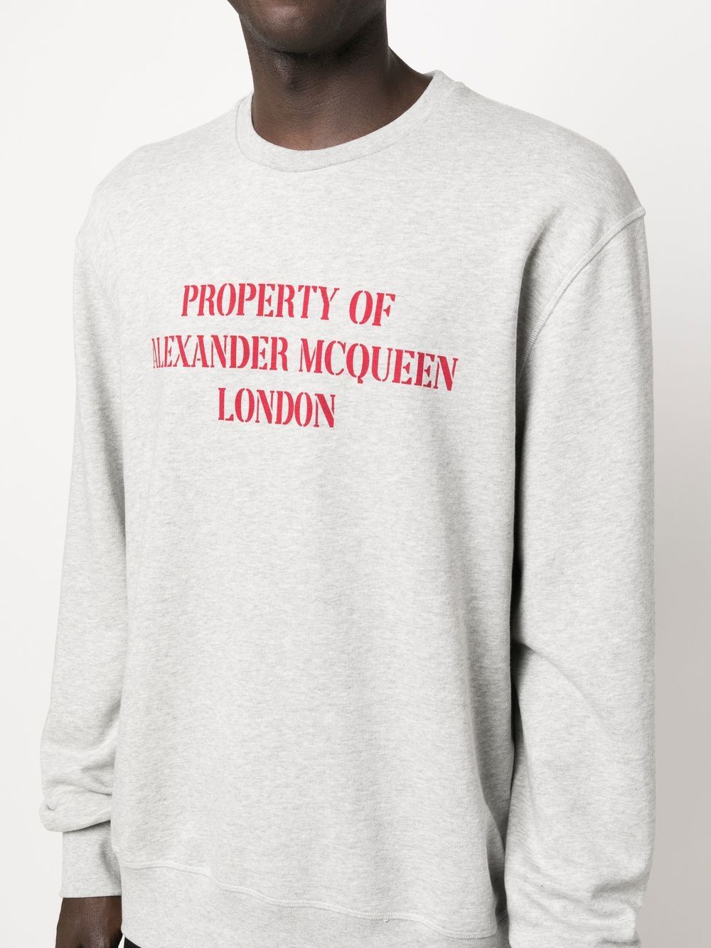 Alexander McQueen Sweaters Grey