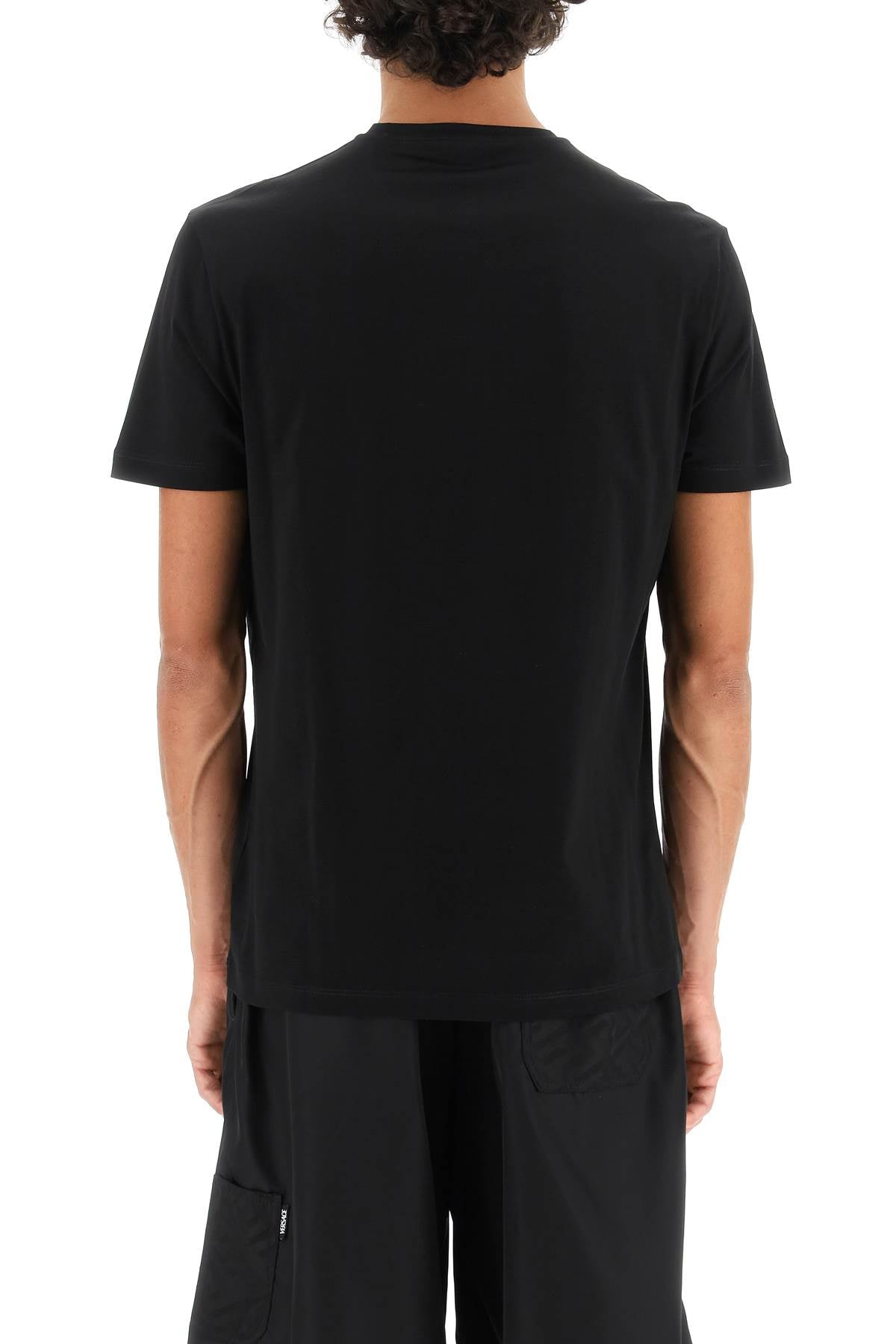 Versace medusa-studded taylor fit t-shirt