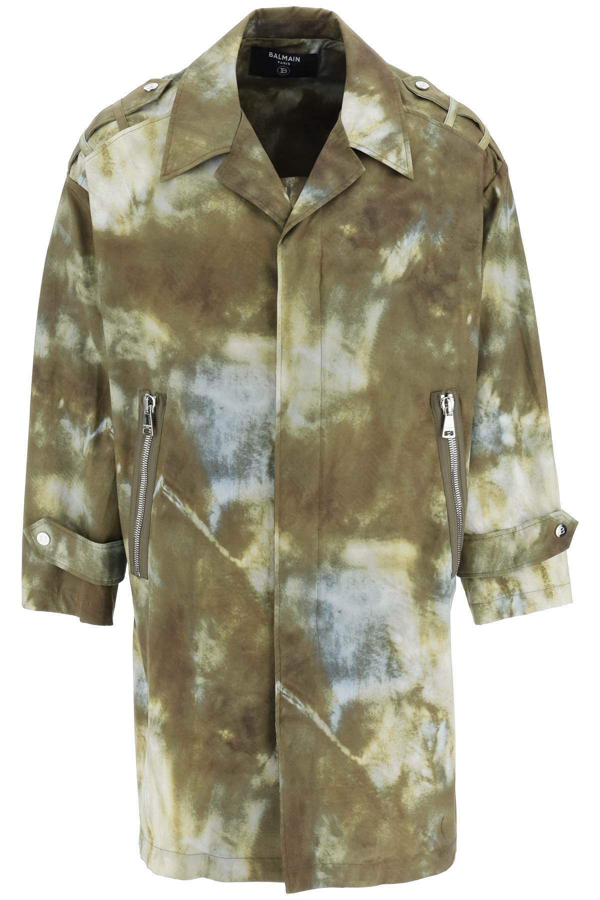 Balmain desert print coat