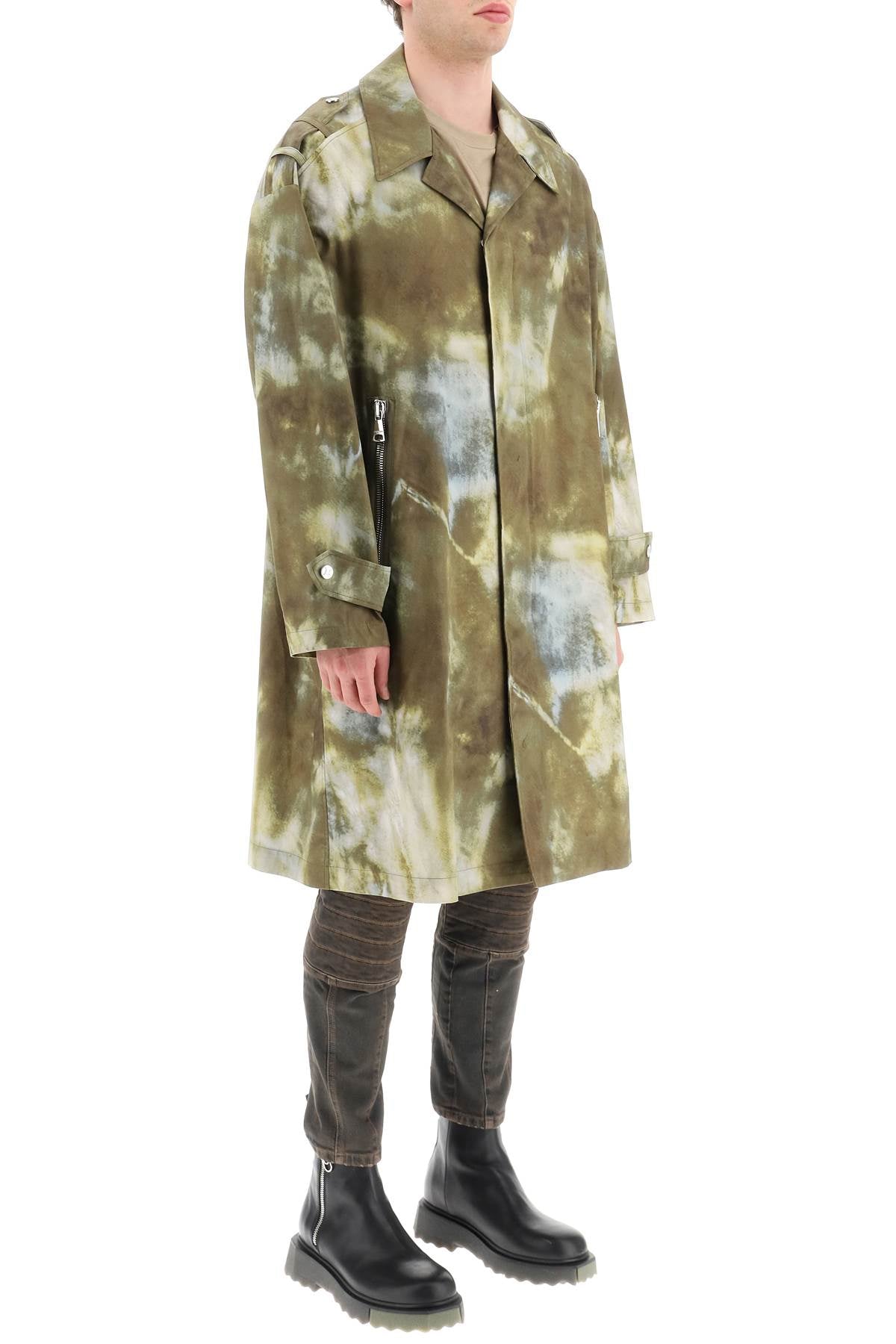 Balmain desert print coat