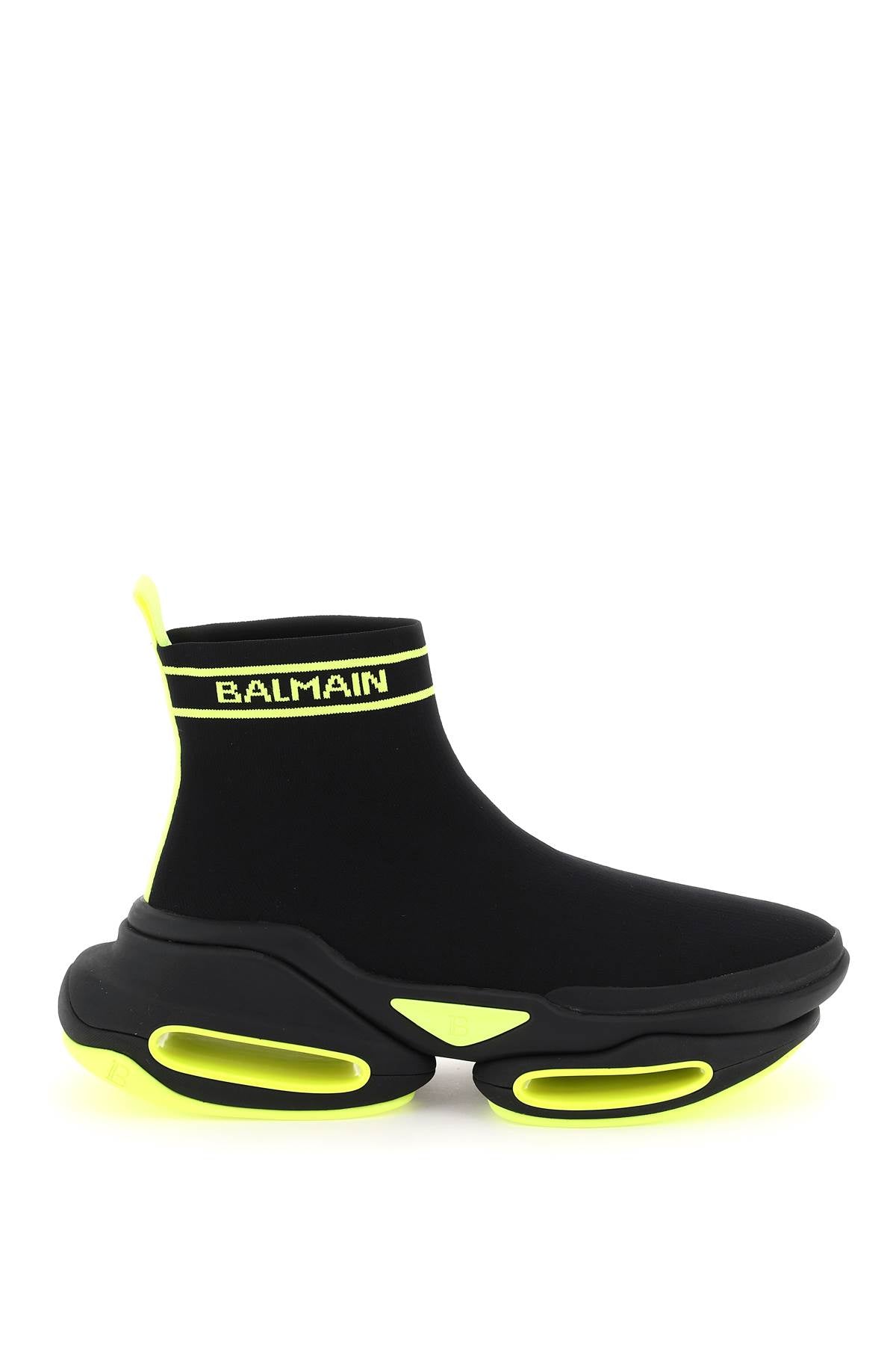 Balmain 'b-bold' knit sneakers