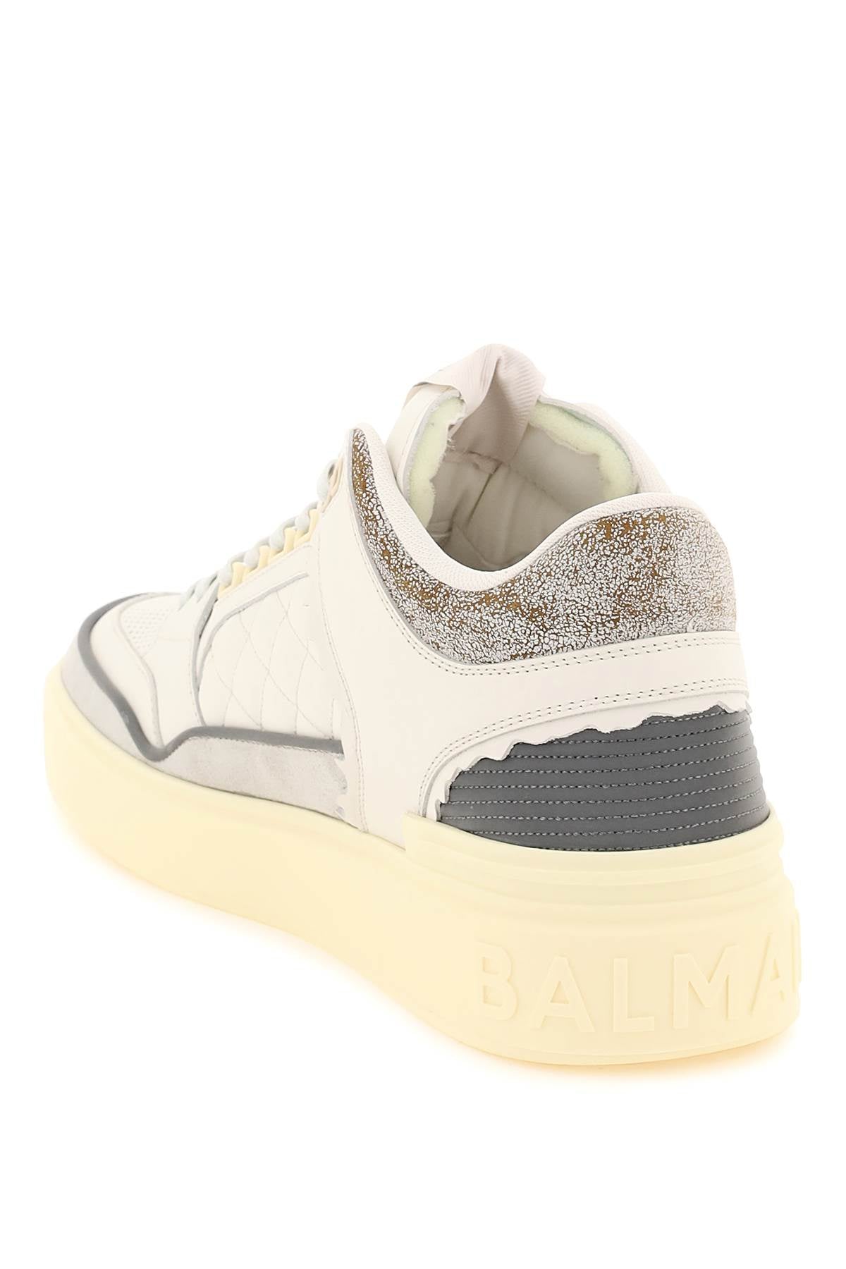 Balmain 'b court' mid top sneakers