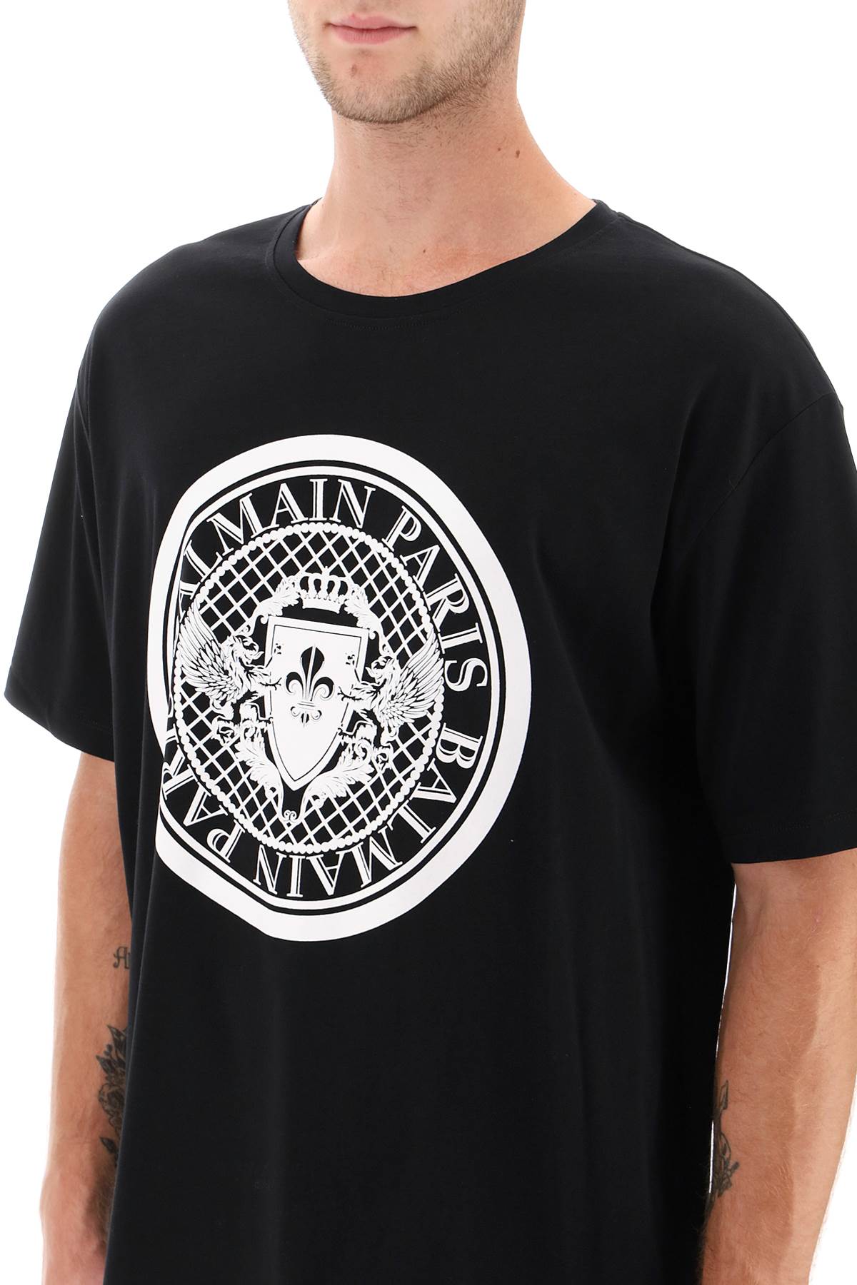 Balmain logo medallion t-shirt