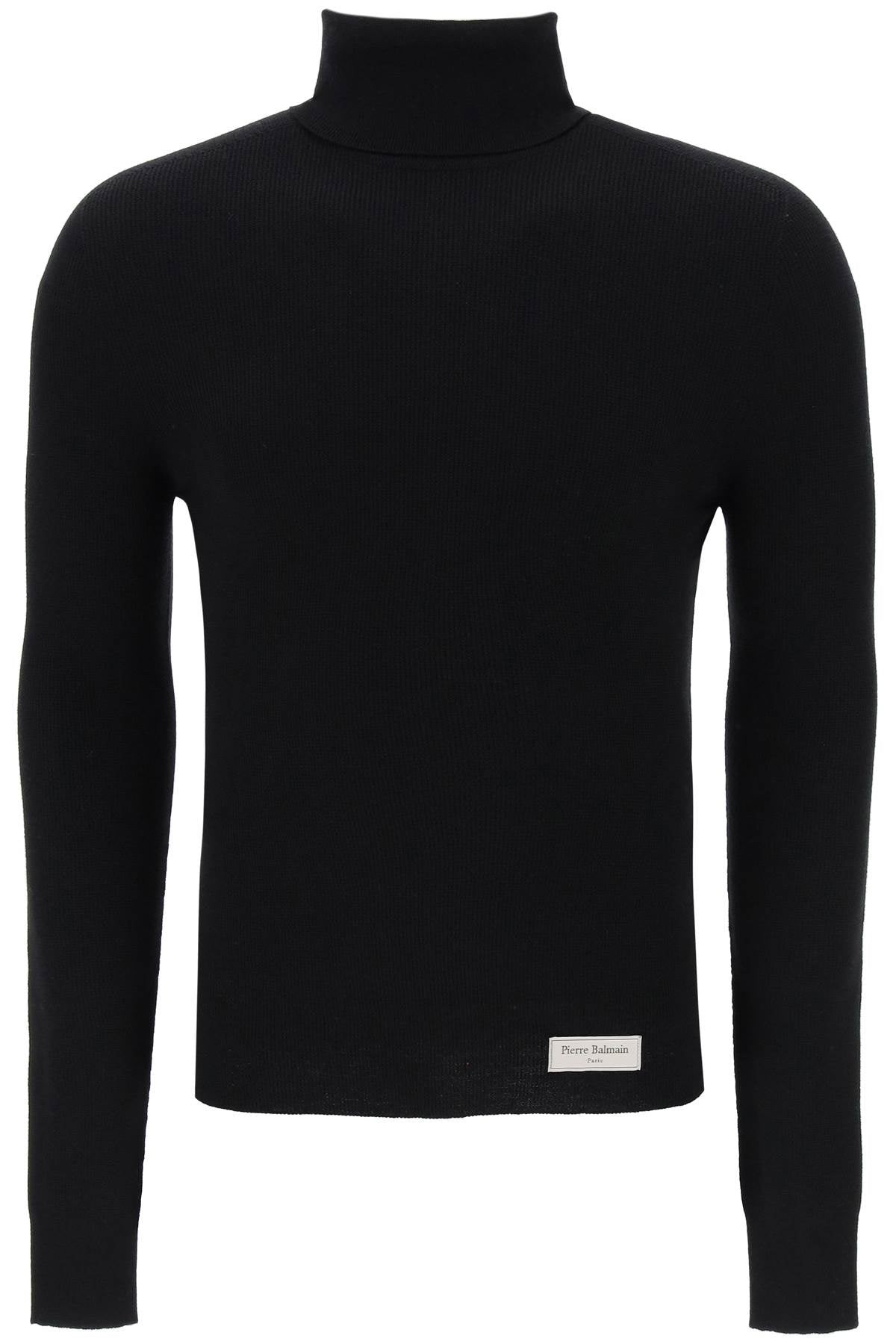 Balmain turtleneck sweatear in merino wool