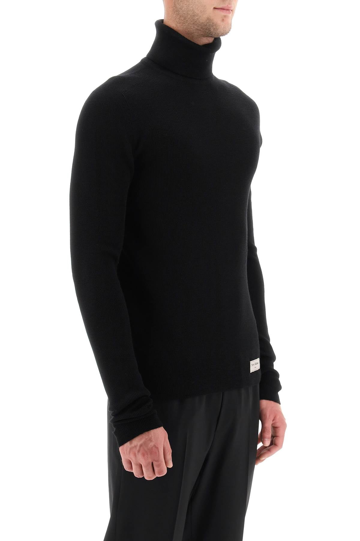 Balmain turtleneck sweatear in merino wool