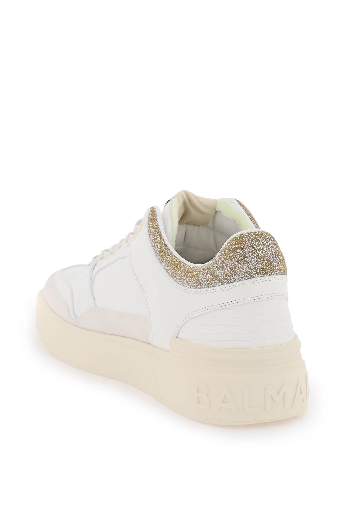 Balmain 'b court' mid top sneakers