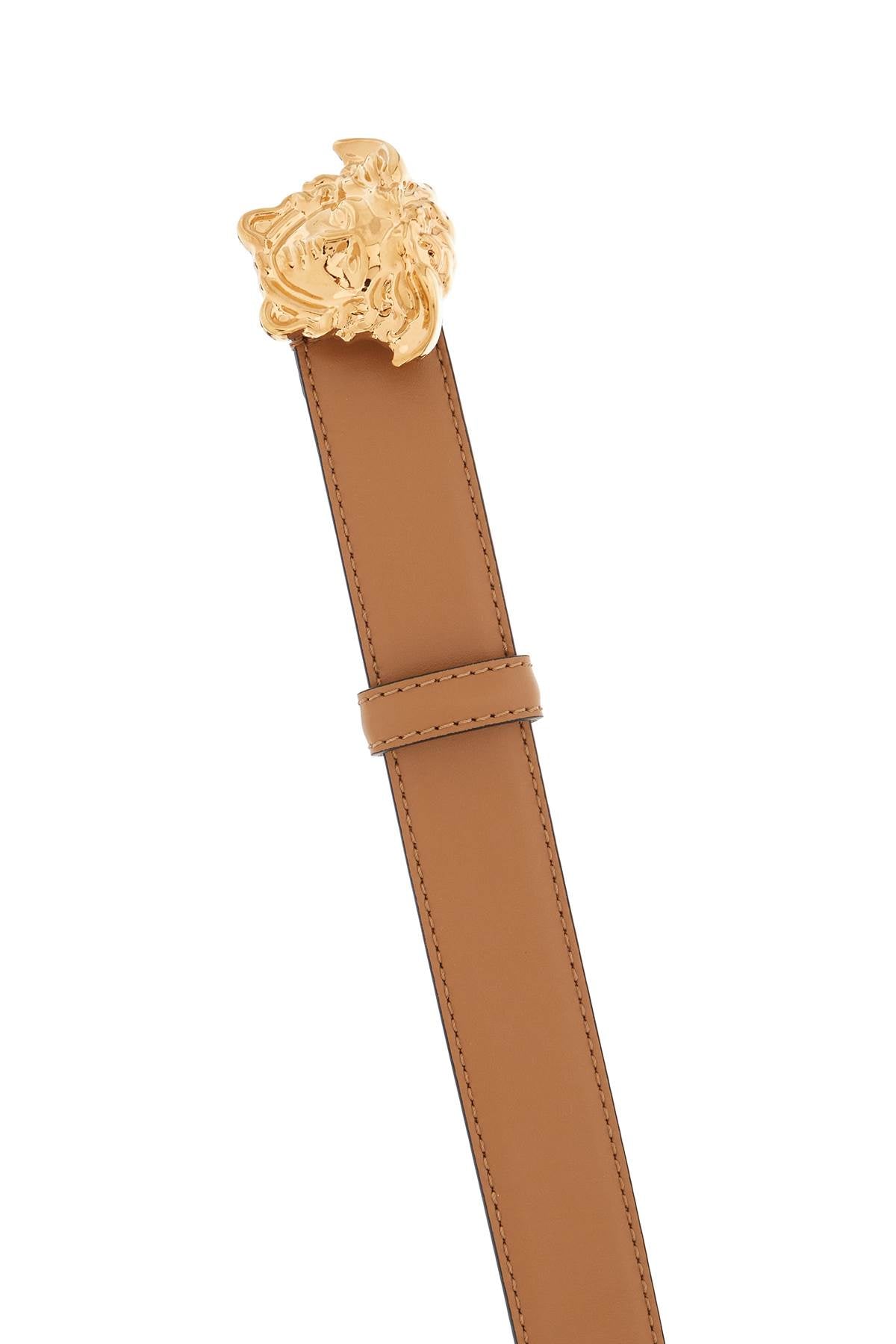 Versace medusa buckle leather belt