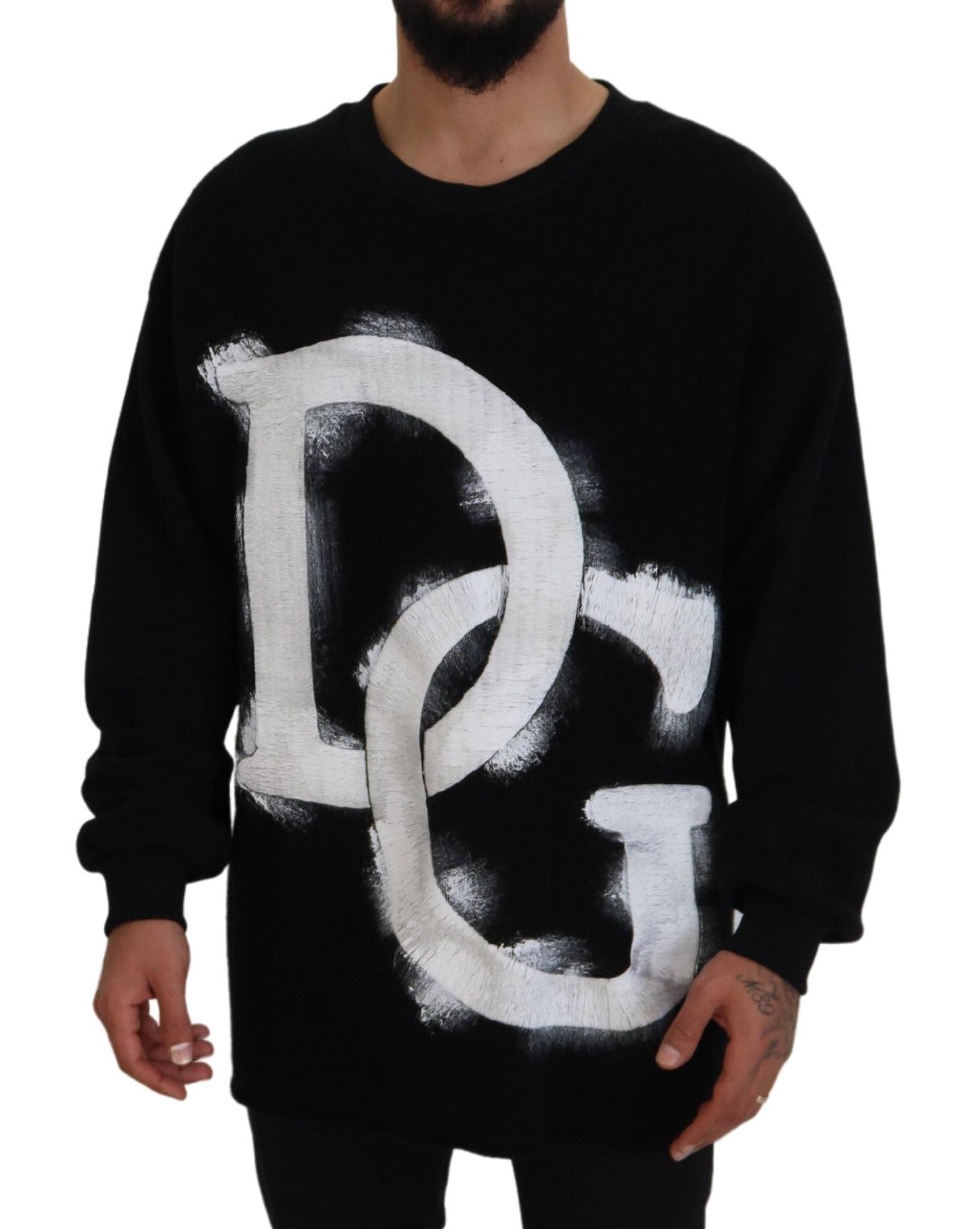 Dolce & Gabbana Elegant Black Pullover Sweater