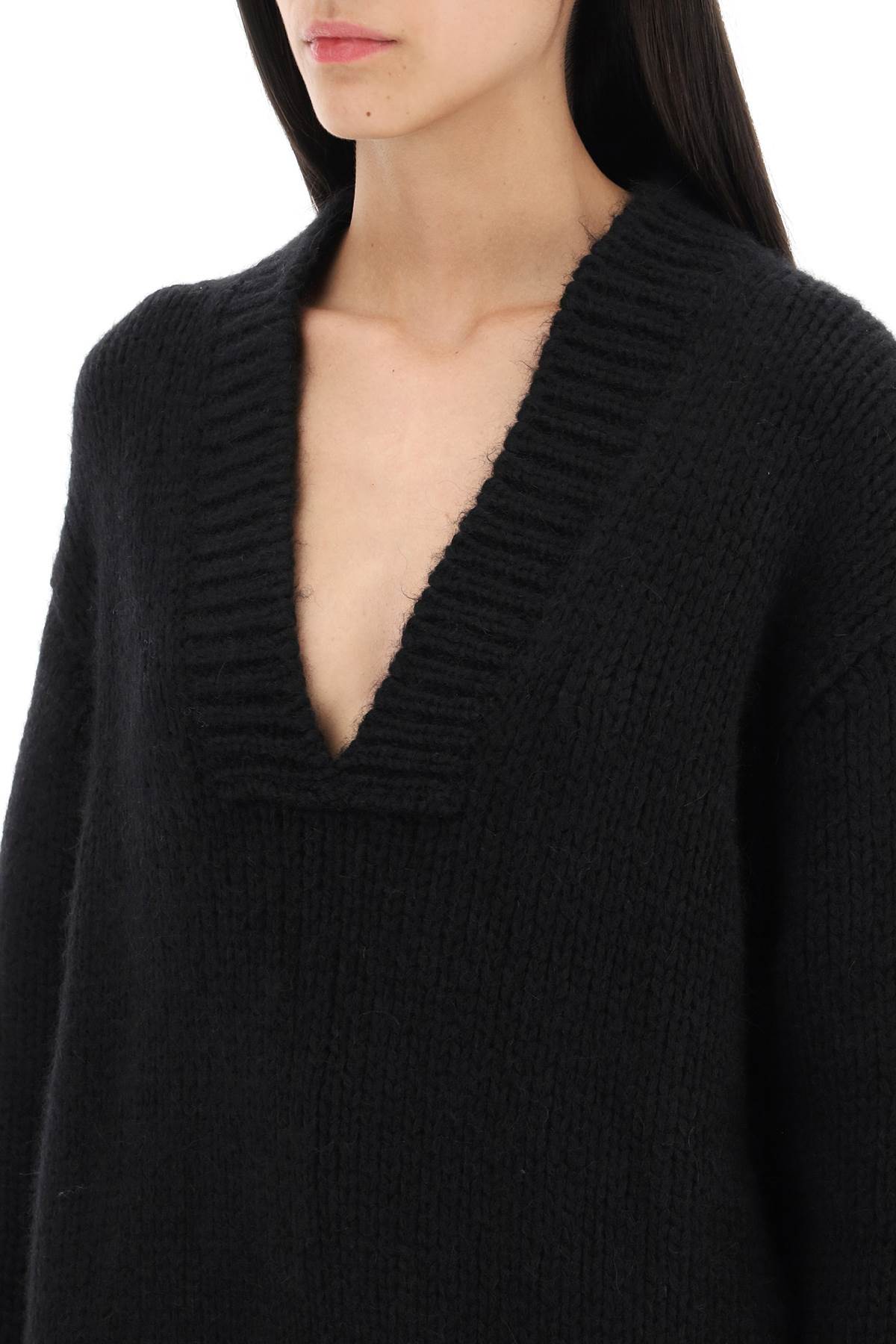 Tom ford v-neck sweater in alpaca wool