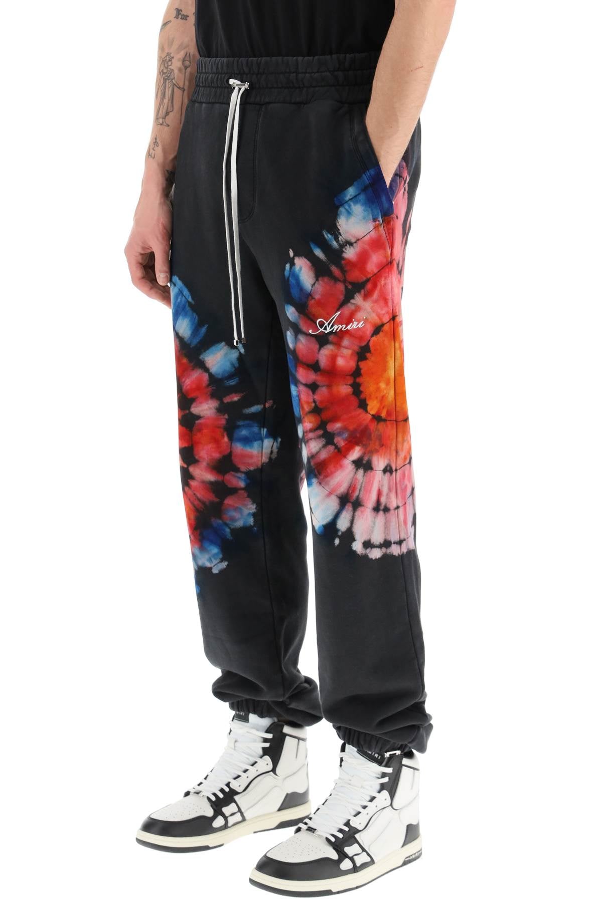 Amiri spot tie-dye jogger pants