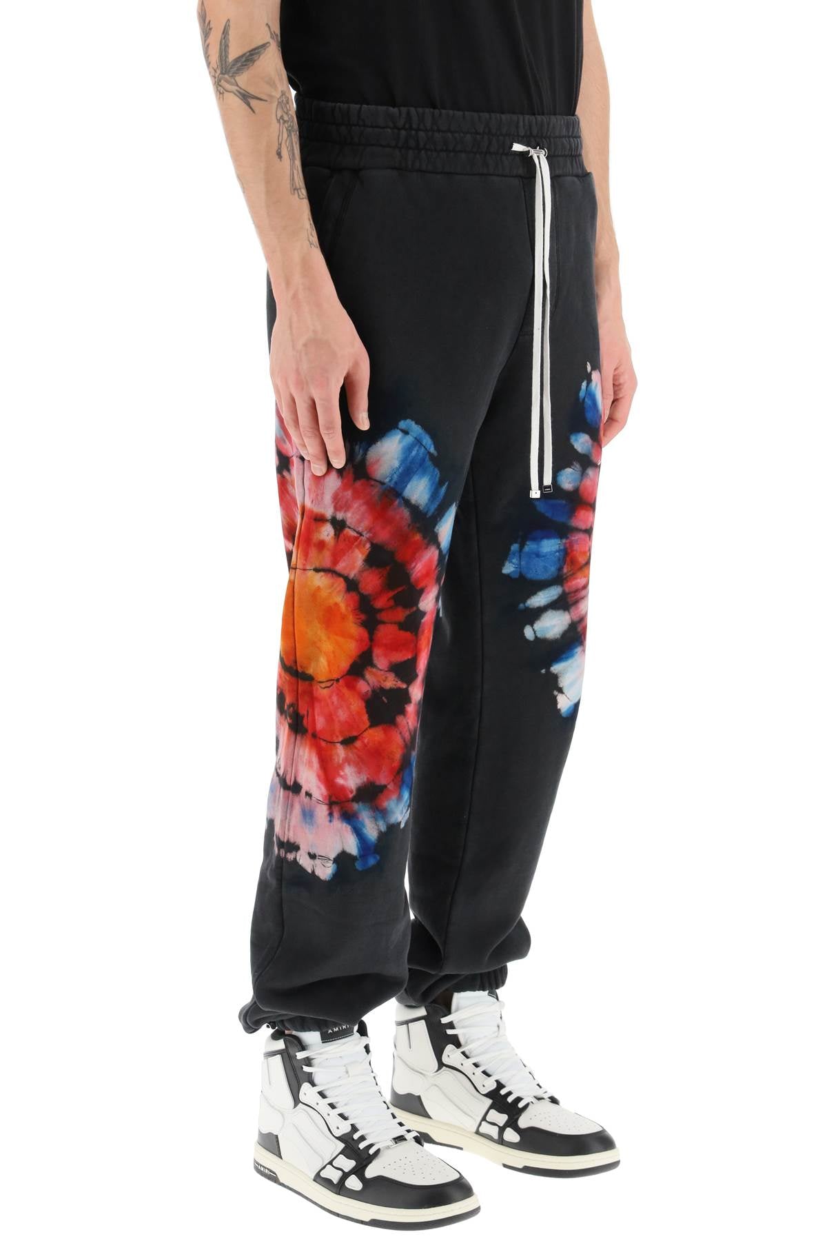 Amiri spot tie-dye jogger pants