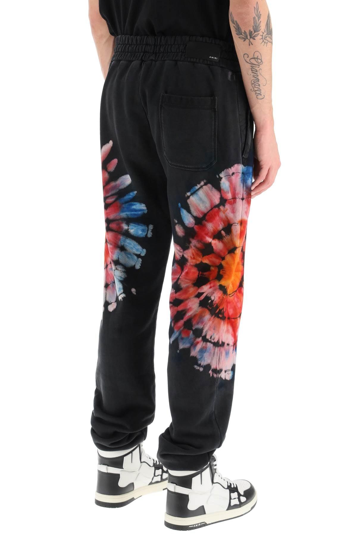 Amiri spot tie-dye jogger pants