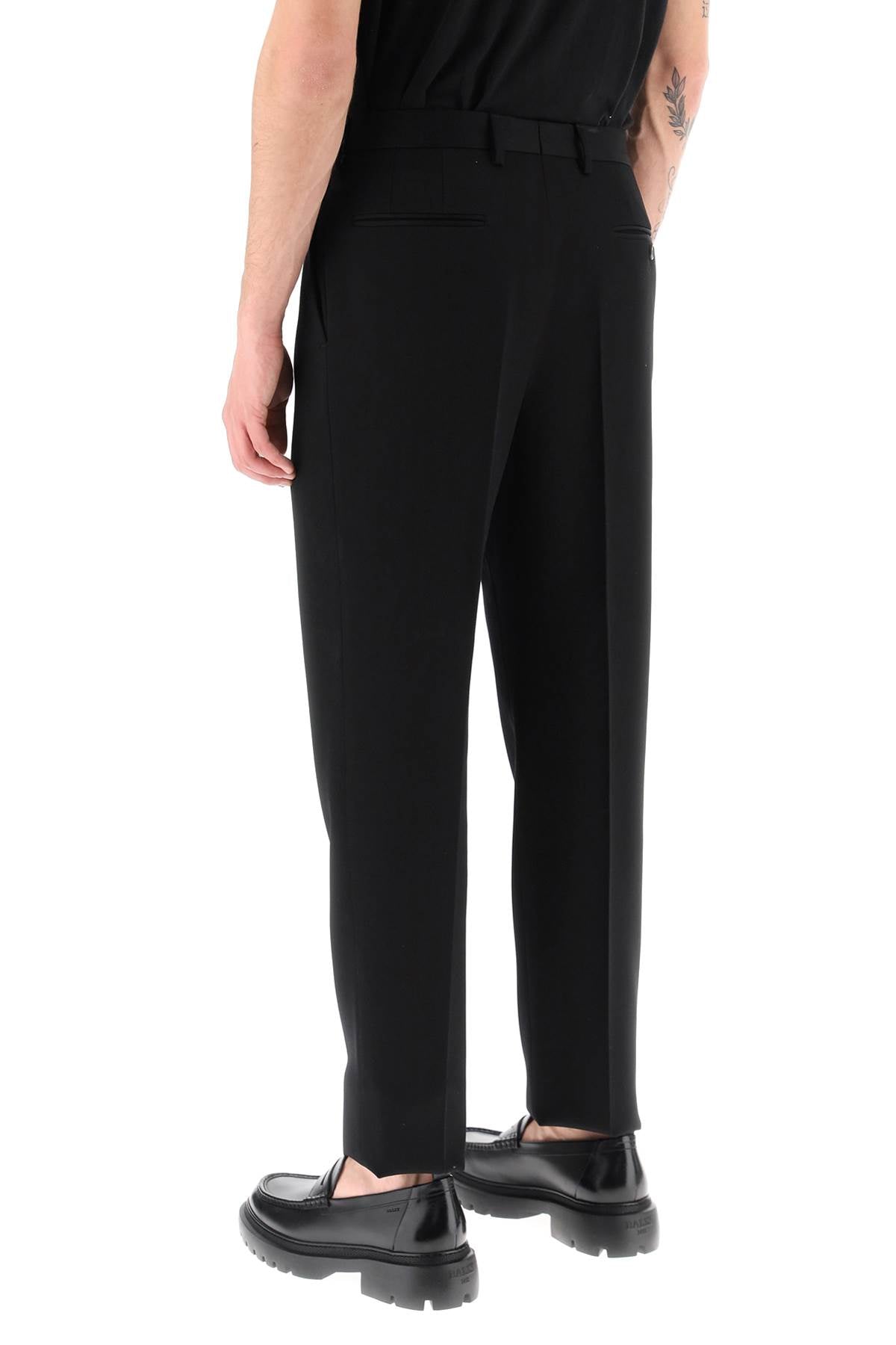 Lanvin wool cigarette trousers