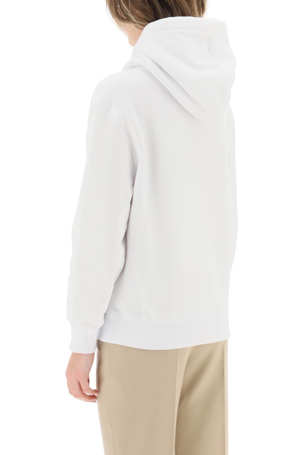 Lanvin curb logo hooded sweatshirt