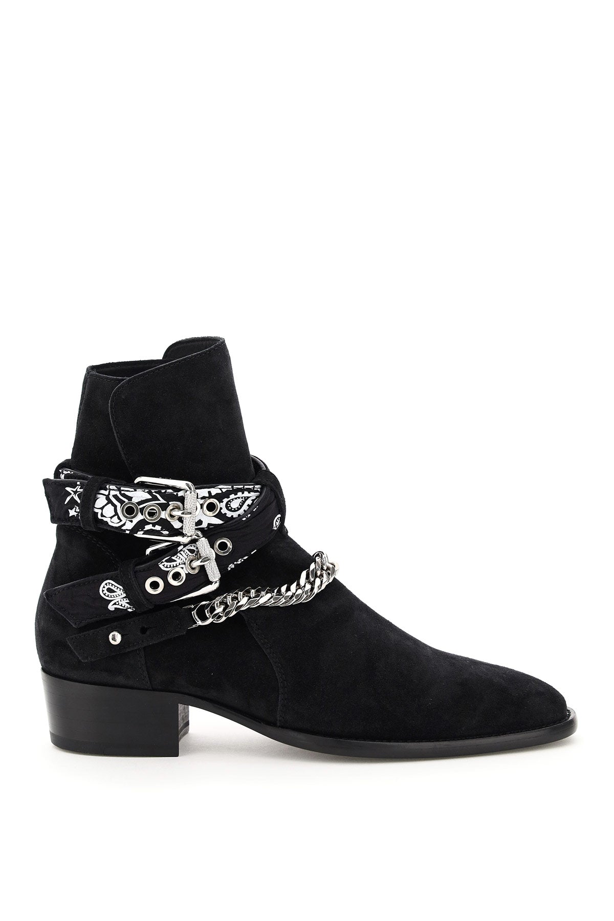 Amiri bandana buckle boots