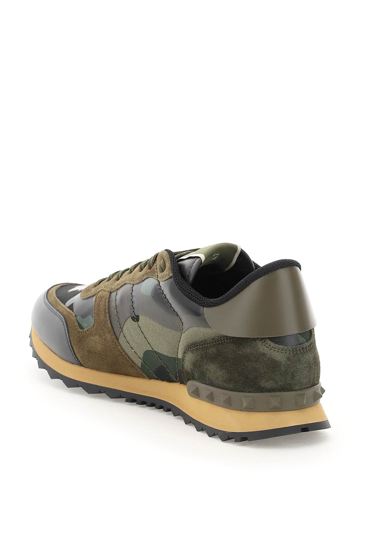 Valentino garavani camouflage rockrunner sneakers