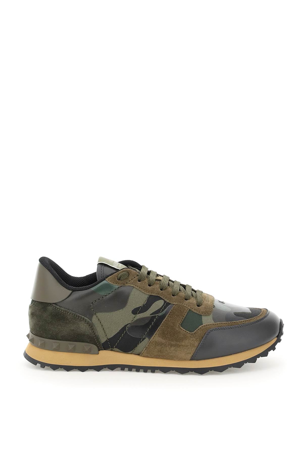 Valentino garavani camouflage rockrunner sneakers