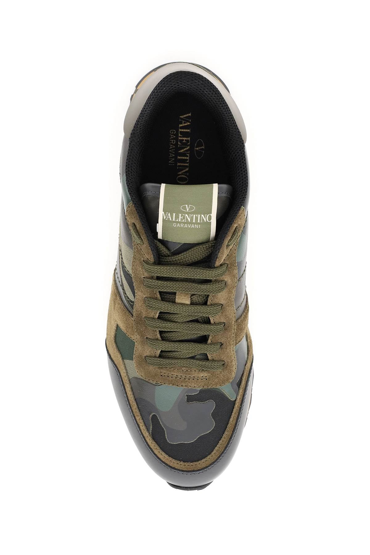 Valentino garavani camouflage rockrunner sneakers