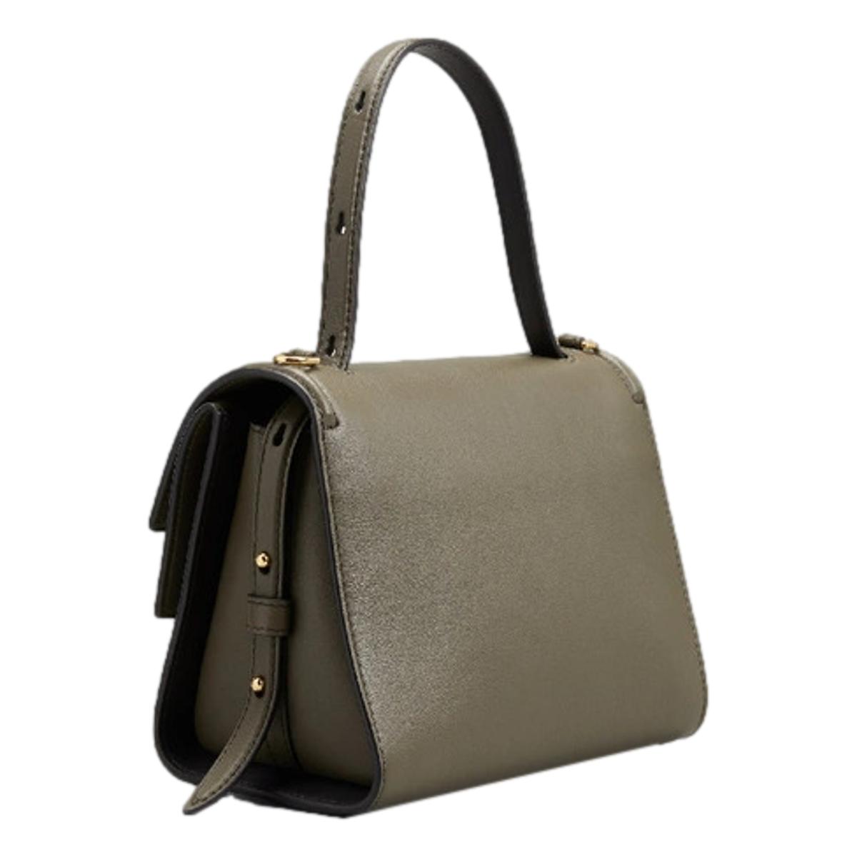 Alexander McQueen The Story Bag Khaki Leather Small Satchel