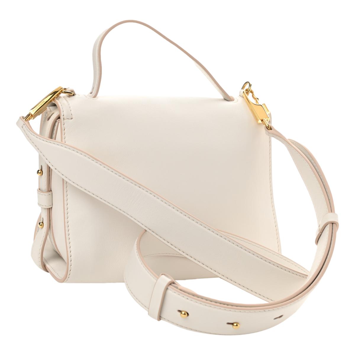 Alexander McQueen The Story Bag Ivory Leather Small Satchel