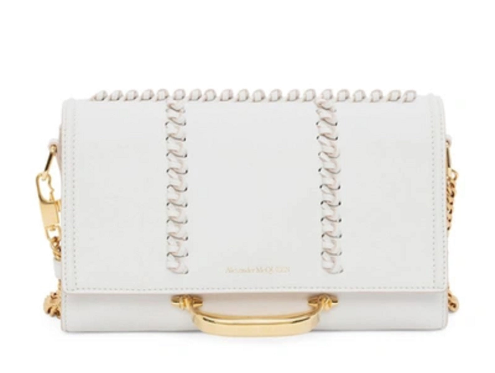 Alexander McQueen The Story Whipstitch Leather Shoulder Bag