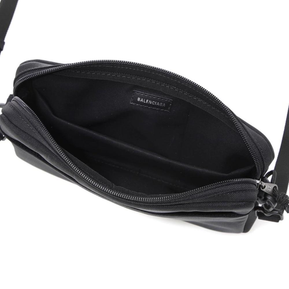 Balenciaga Explorer Black Nylon Tablet Holder Shoulder Bag