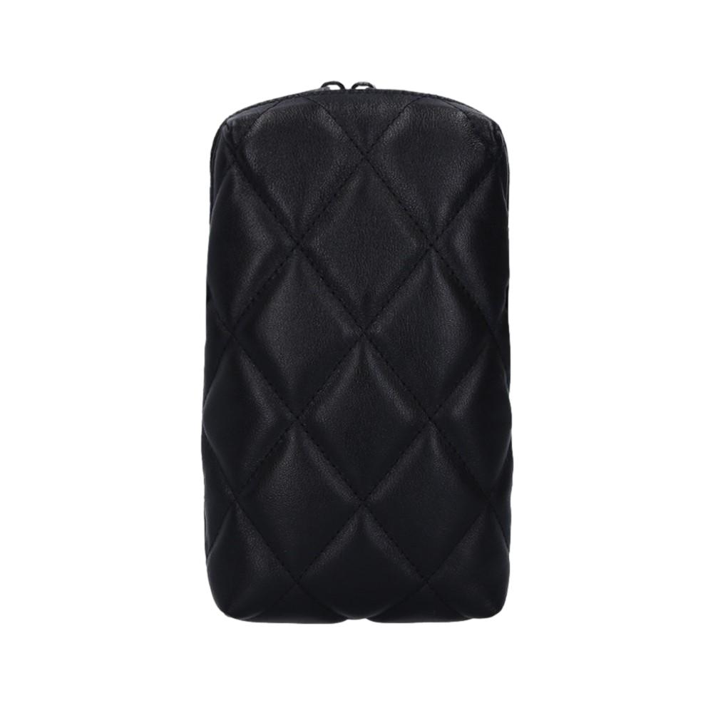 Balenciaga Touch Black Nappa Leather Quilted Puffy Bag