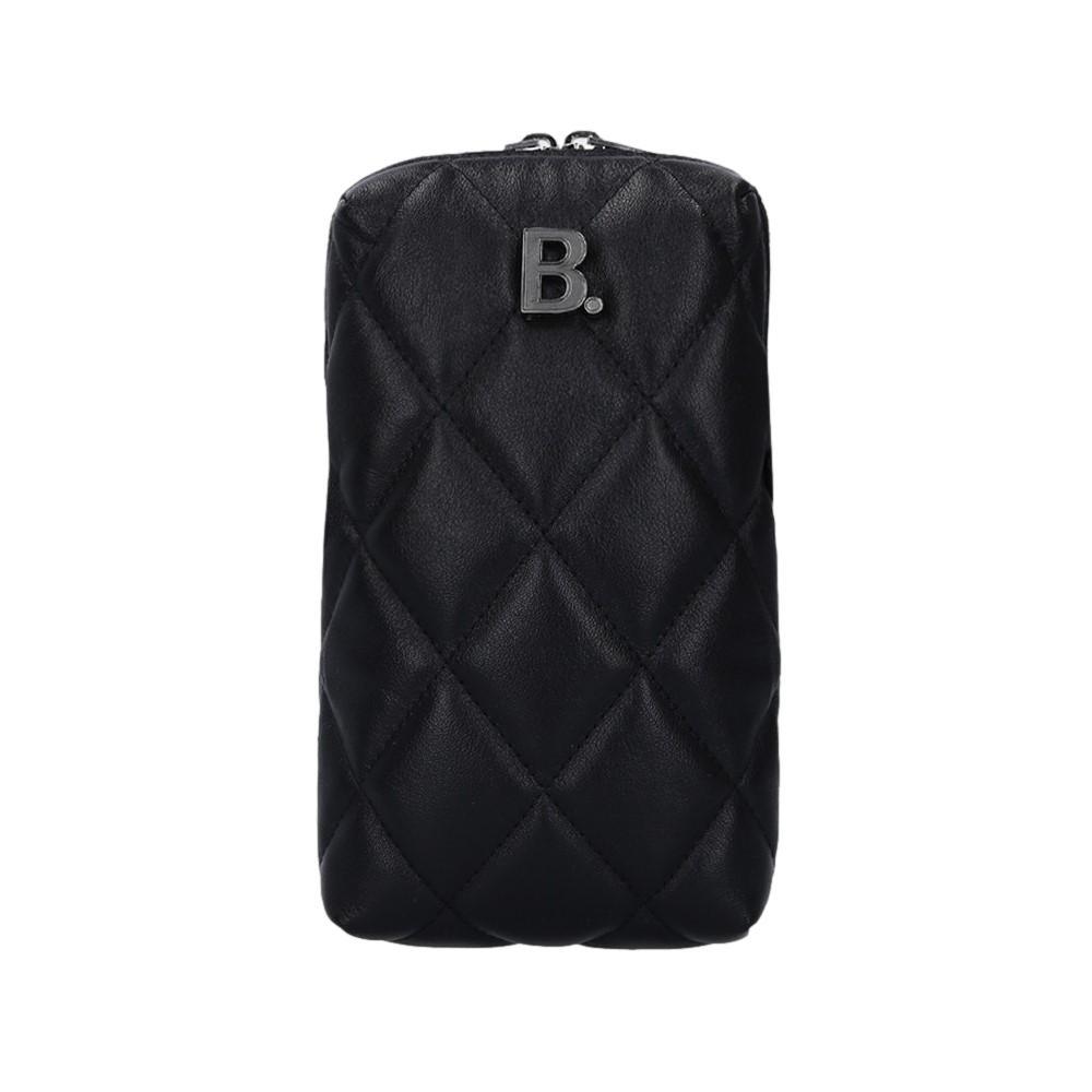 Balenciaga Touch Black Nappa Leather Quilted Puffy Bag