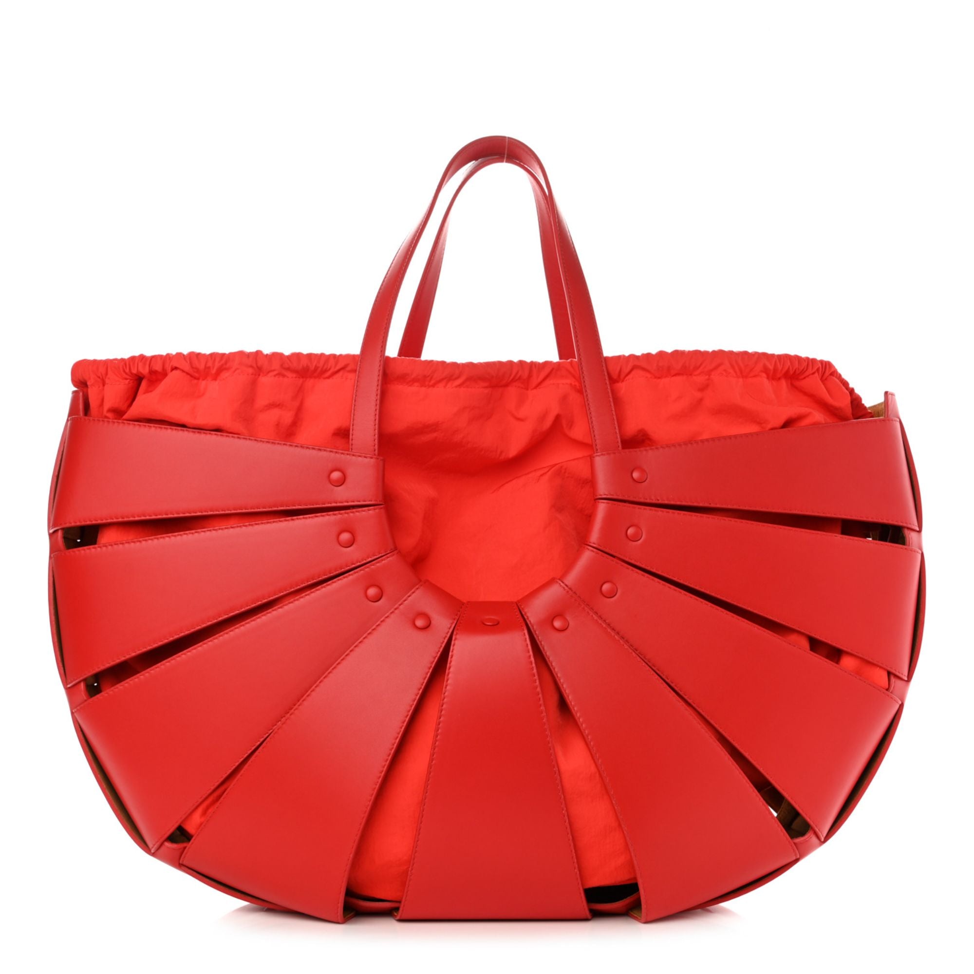 Bottega Veneta The Shell Bag 'Chili Tomato" French Calfskin