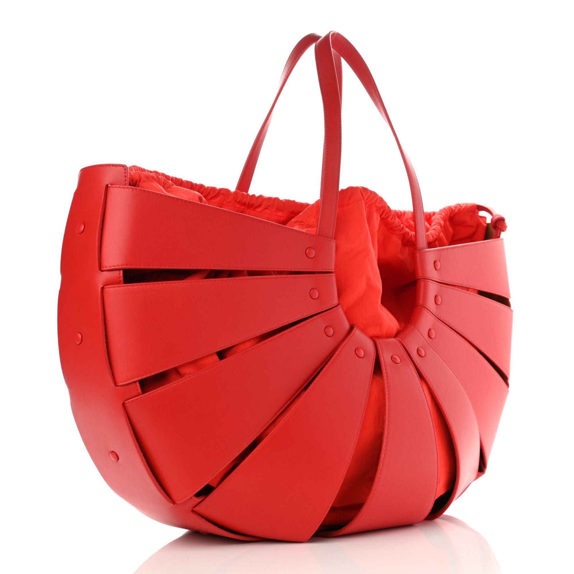 Bottega Veneta The Shell Bag 'Chili Tomato" French Calfskin