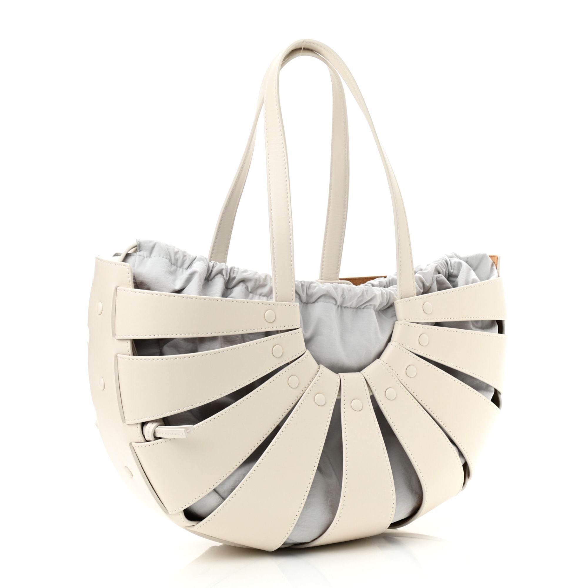 Bottega Veneta The Shell Bag 'Frost White" French Calfskin