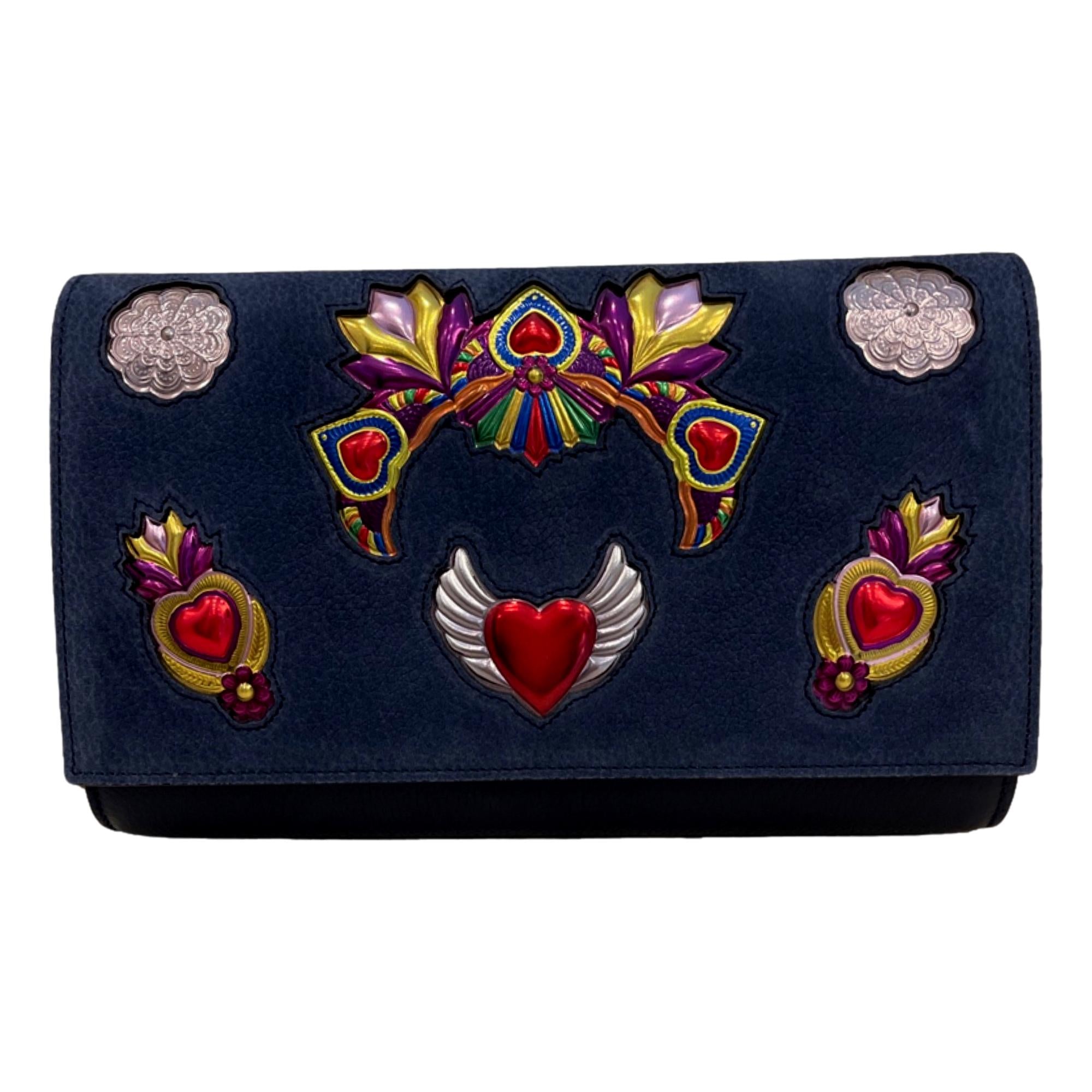 Christian Louboutin Paloma Heart Mexiloubi Calf Bag