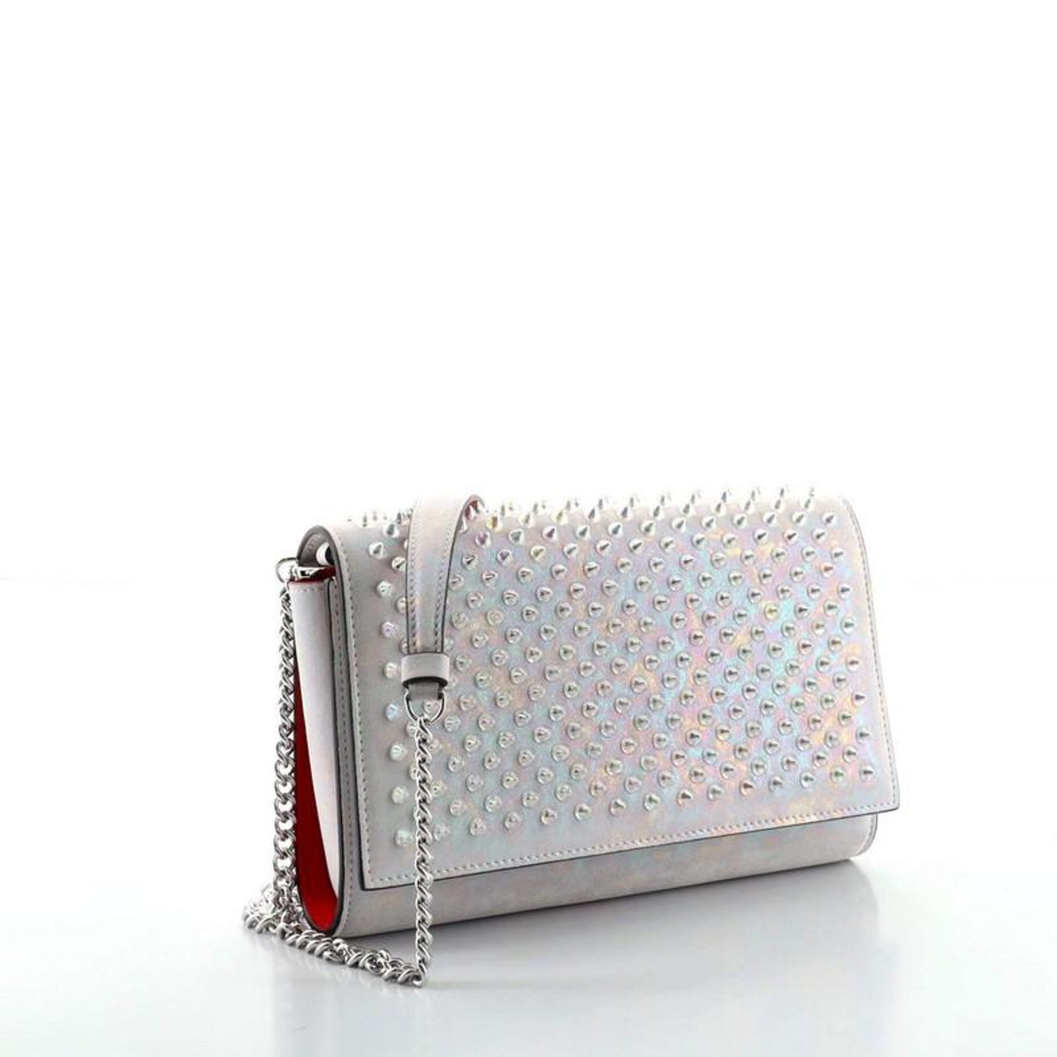 Christian Louboutin Paloma Spikes Patent Psychic Calf Bag