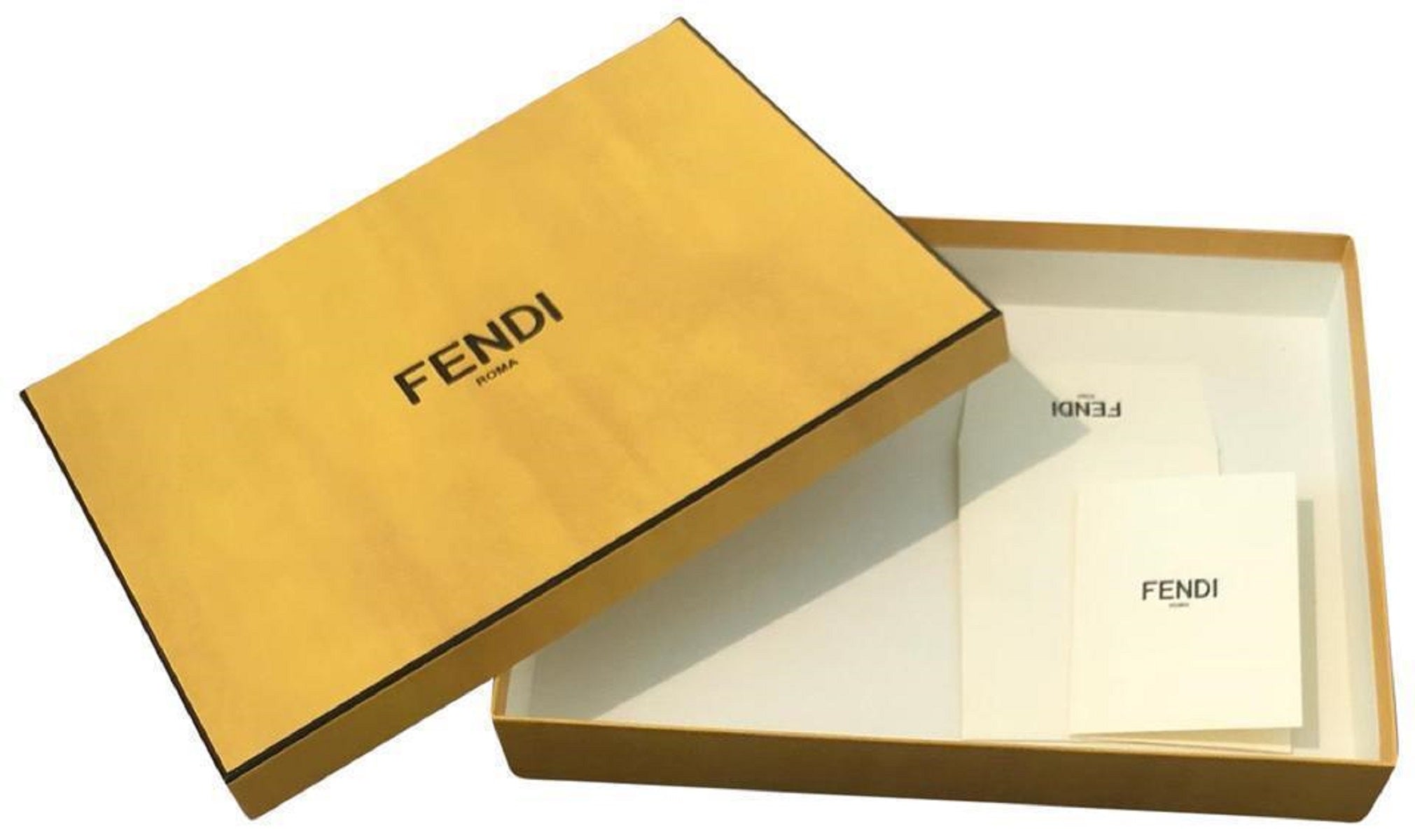 Fendi Calf Leather F Logo Barola Red Micro Trifold Wallet