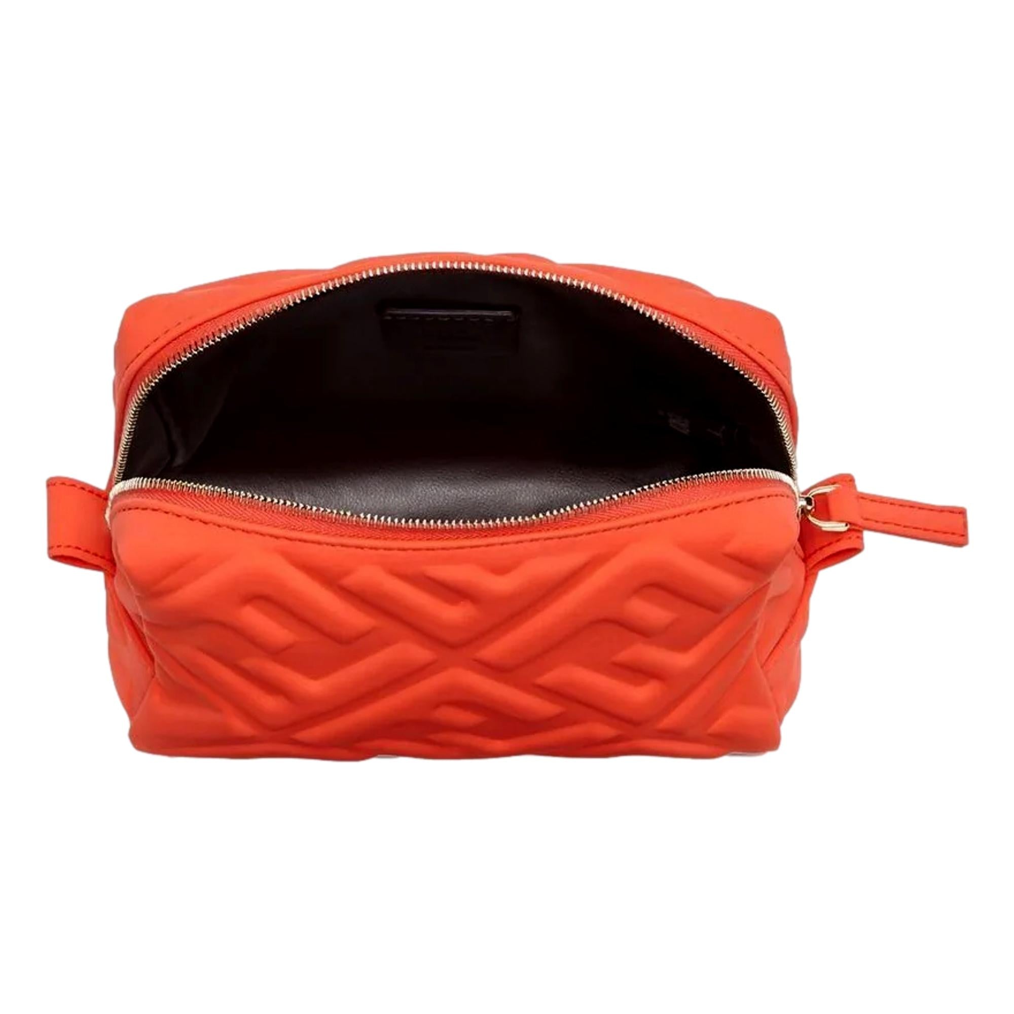 Fendi FF Embossed Lycra Tulip Cosmetic Pouch