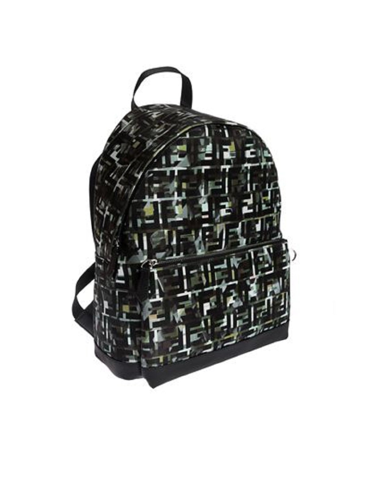 Fendi Unisex FF Multicolor Camouflage Backpack
