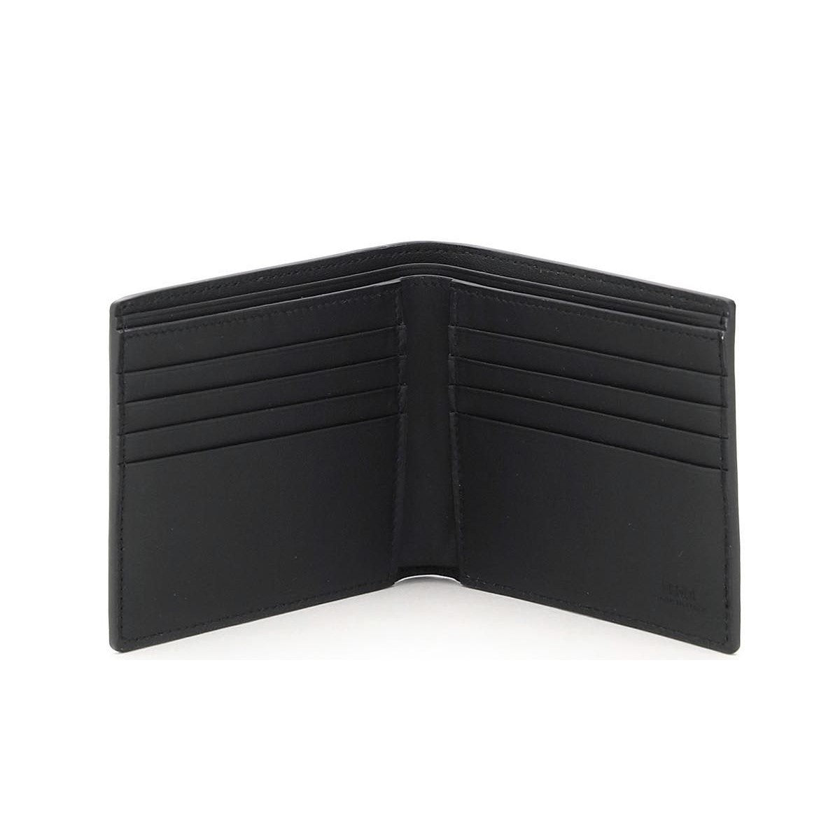 Fendi x Sarah Coleman FF Vertigo Brown Black Bifold Wallet