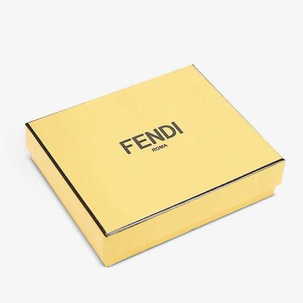 Fendi x Sarah Coleman FF Vertigo Brown Black Bifold Wallet