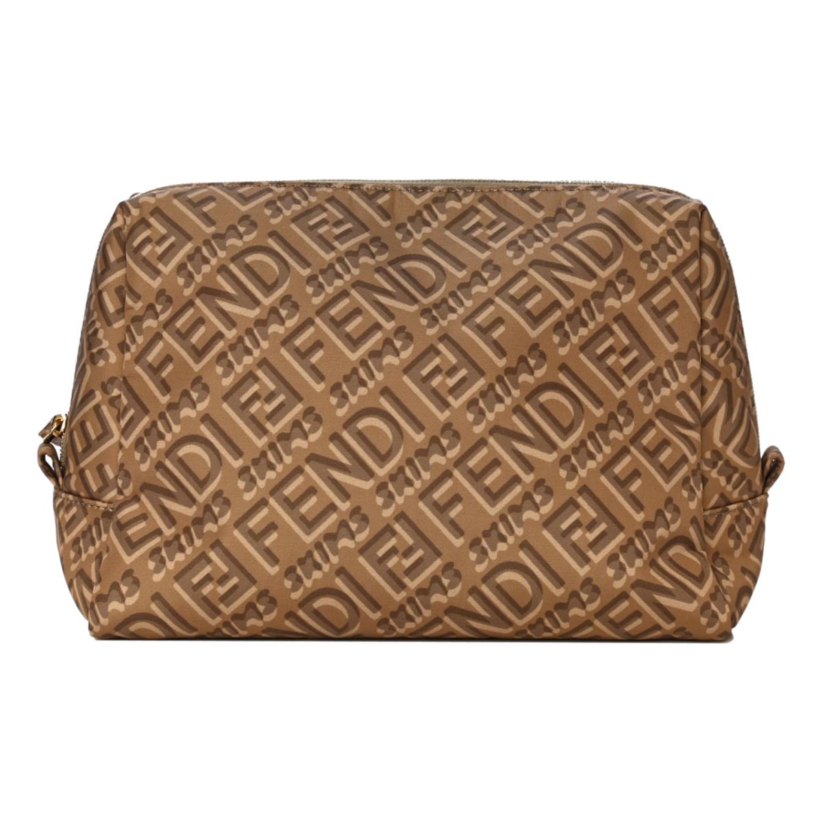 Fendi x Skims Nylon Sand Beauty Pouch