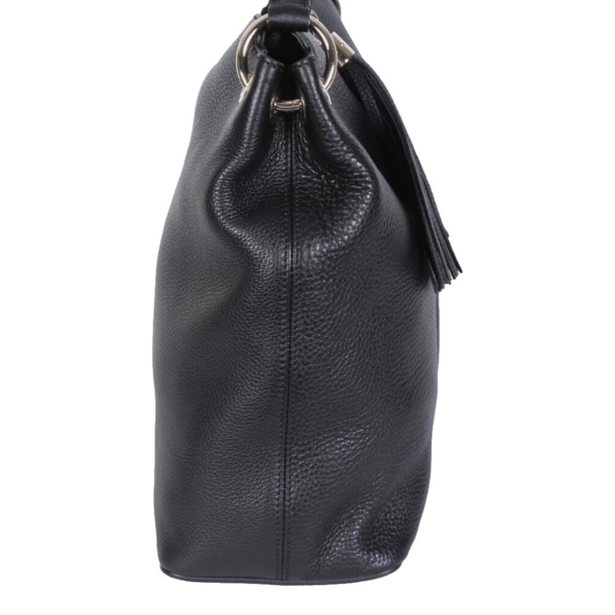 Gucci Black GG Disco Soho Leather Hobo Handbag