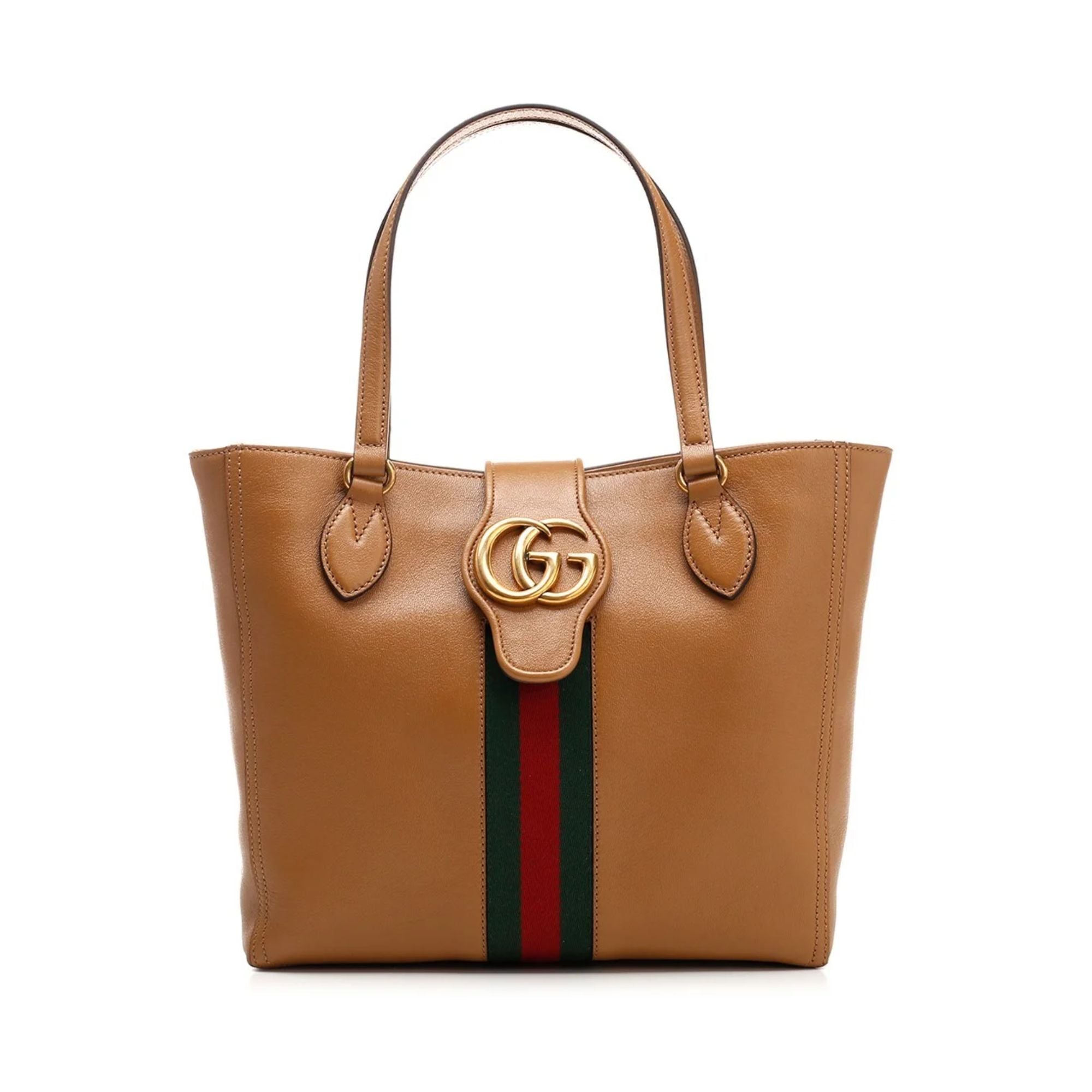 Gucci Dahlia Marmont Leather Beige Tote