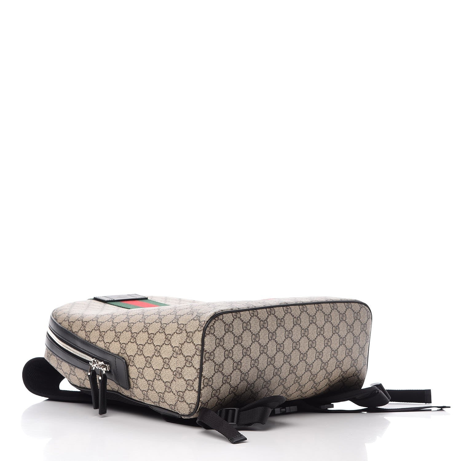 Gucci GG Supreme Backpack with Web Stripe