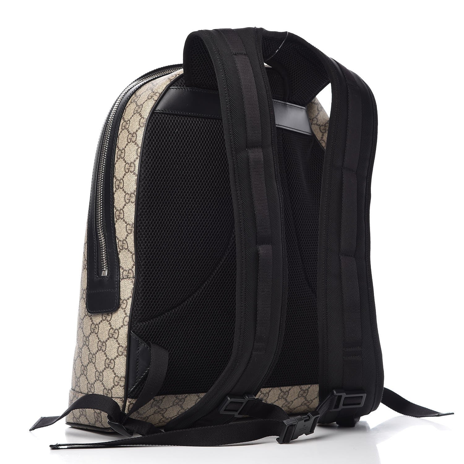 Gucci GG Supreme Backpack with Web Stripe