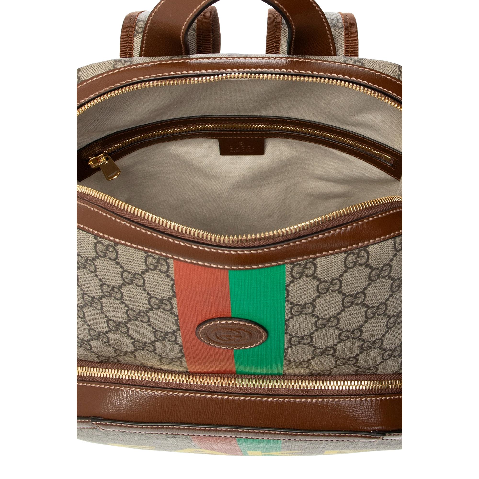 Gucci GG Supreme Print Backpack