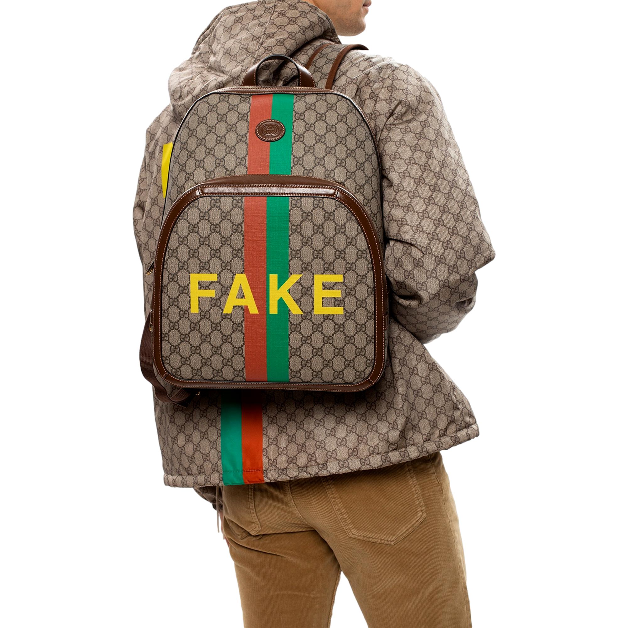 Gucci GG Supreme Print Backpack