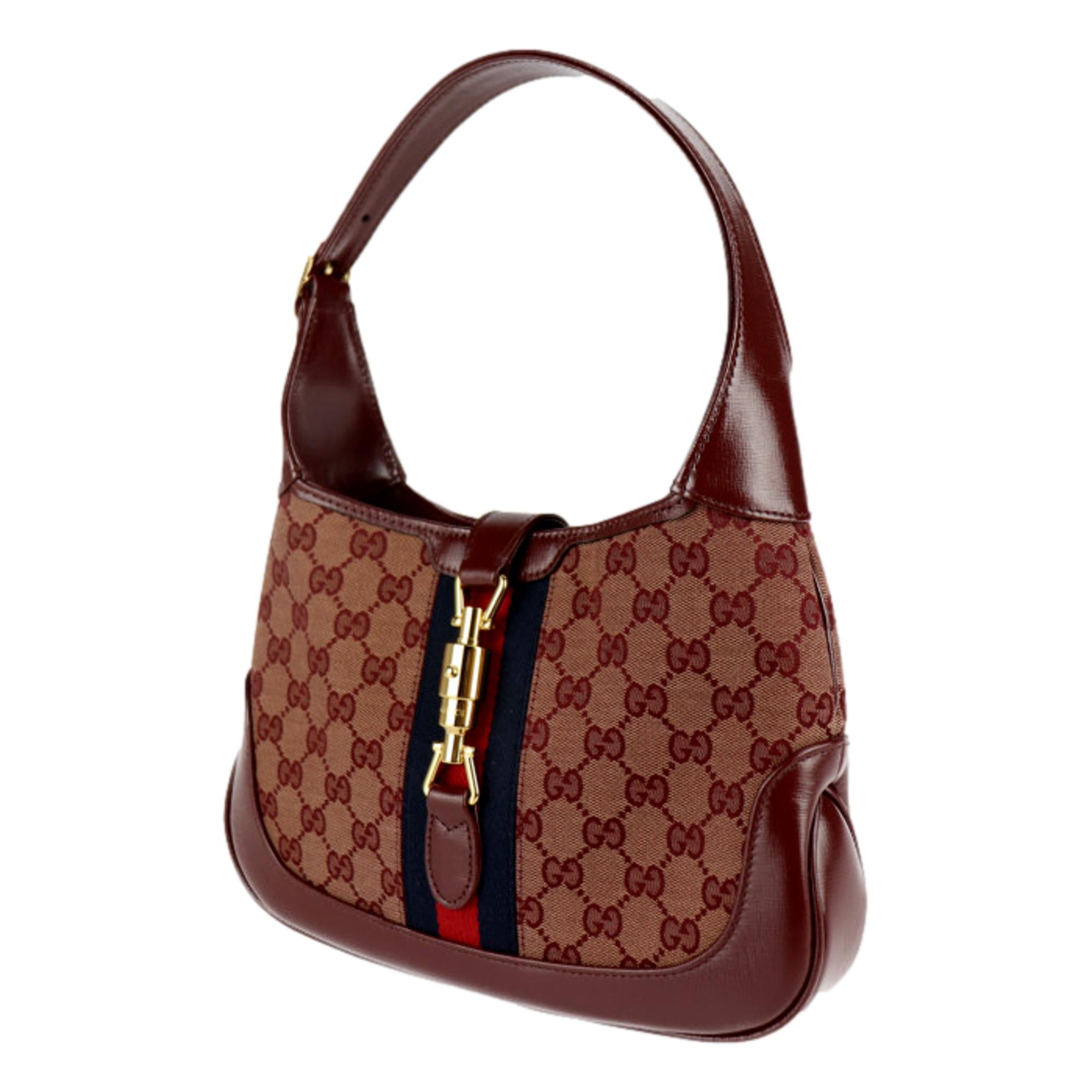 Gucci Jackie 1961 Small Tote Bag in GG Original Canvas